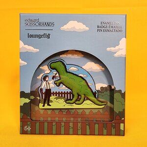 Loungefly Edward Scissorhands Dinosaur Topiary Halloween Horror LE Pin NEW
